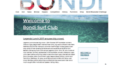 Desktop Screenshot of bondisurfclub.com